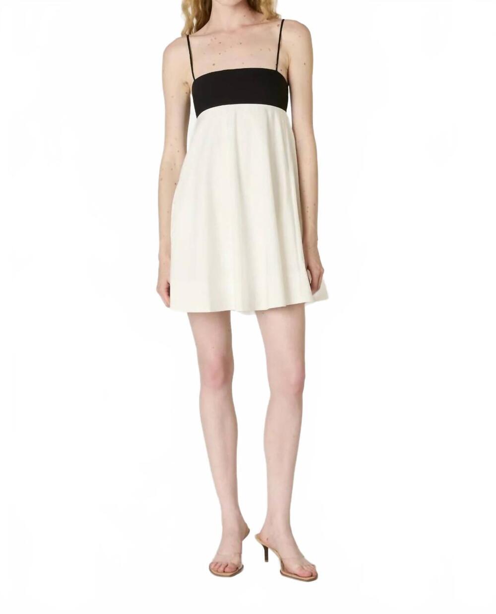 NEW NIA girasol dress in black/white